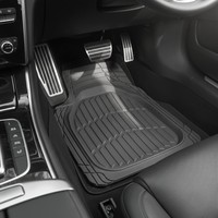 Tapis de sol arrière de voiture 3 pièces en latex antidérapant de 1,5 cm d'épaisseur, robustes, toutes saisons, sur mesure pour SUV et camions, vente en gros d'usine, OEM ODM