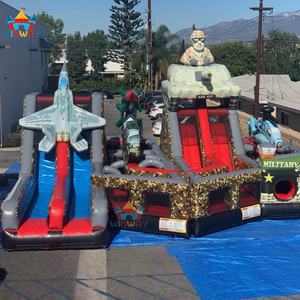 Nouveau design 2025 : Parcours d'obstacles gonflable en forme d'avion pour adultes – Matériau PVC écologique, taille personnalisable - Product Image 5