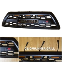 Pour 4runner 2006-2009 4x4 Accessoires ABS GR Grille Avant Avec Lumière LED Pare-chocs Avant
