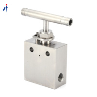 Vanne à pointeau hydraulique en acier inoxydable à haute pression haute pression 20, 000 psi
