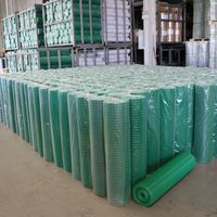 Nouveau Rouleau de Grillage Soudé Revêtu de PVC Euro Holland, Grillage Soudé Plastifié Prix Usine Anping