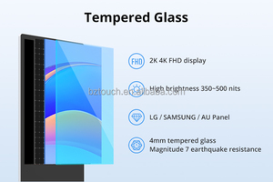 43 "49" 55 "trong nhà tương tác màn hình cảm ứng độ nét cao LCD màn hình quảng cáo kiosk quảng cáo hiển thị kỹ thuật số và hiển thị - Product Image 4
