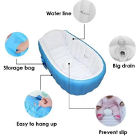 Baignoire gonflable ovale Waterhan en PVC de haute qualité, personnalisable, pour bébé, usage extérieur, 2 personnes, 20 gallons, unisexe, pour enfants