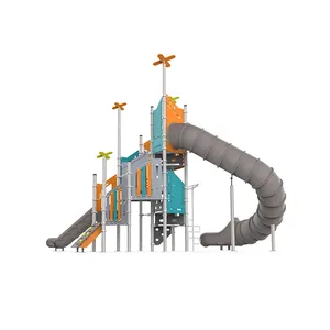 Açık eğlence ekipmanları HPL Playsets ve açık oyun için okul ve çocuk Playsets için slaytlar