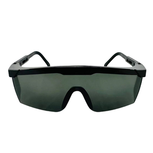 高精細調整可能作業用安全メガネ ブラックPCフレームレンズ 目の保護 砂飛沫防止保護ゴーグル - Product Image 1