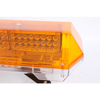 Barra de luz intermitente automática de advertencia ámbar de seguridad Golddeer con bocina de altavoz de 100W dentro de Barra de luces estroboscópicas LED de alta potencia para camión
