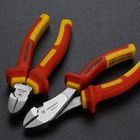 Ensemble d'outils isolés VDE CE60900 Ensemble d'outils à main de haute qualité 19PCS 1000v avec perceuse sans fil Jaune