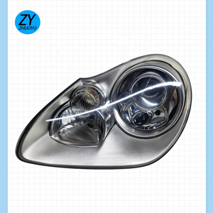 Pour PORSCHE <span class=keywords><strong>Cayenne</strong></span>, l'ensemble de phares est compatible avec la lentille de matrice xénon Fisheye 2003-2006 pour phare d'origine - Product Image 1