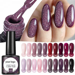 Vernis à ongles <span class=keywords><strong>semi</strong></span>-permanent 7 ml, <span class=keywords><strong>base</strong></span> <span class=keywords><strong>et</strong></span> <span class=keywords><strong>top</strong></span> <span class=keywords><strong>coat</strong></span> sans essuyage, gel de conception, <span class=keywords><strong>primer</strong></span>, séchage à l'air, améliorant, vernis, outil de nail art UV LED - Product Image 1