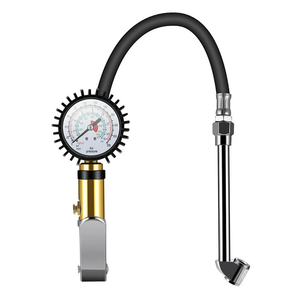 Gonfleur de pneus avec manomètre Mandrin à air robuste 220PSI Tuyau plus long <span class=keywords><strong>Accessoires</strong></span> pneumatiques - Product Image 2