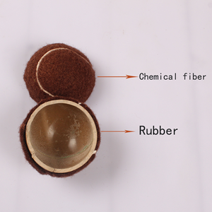 Juguete para Perros y Gatos, Pelota de Tenis de Fibra Química, Juguetes de Ejercicio para Mascotas, Pelota de Tenis de Goma Natural, Logotipo Personalizado - Product Image 3