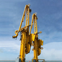 Bras de chargement/déchargement hydraulique OEM pour applications marines avec ligne de retour de vapeur pour terminal pétrolier de manutention de pétrole brut