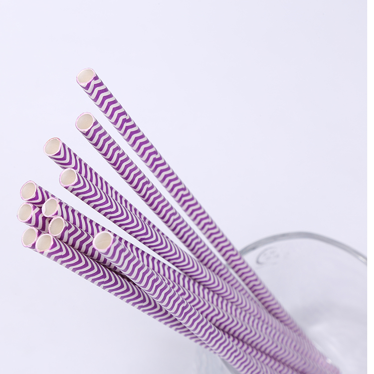 Biodegradable Eco-friendly Paper Straws Custom 6mm Stronger Drinking Paper Straw