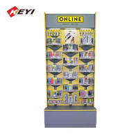 Support de présentation de stylos sur pied grande capacité personnalisé pour magasin de papeterie