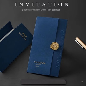 Tarjeta de felicitación e invitación con diseño de Ángel creativo de gama alta Material de papel de apertura de aniversario de Semana de empresa - Product Image 2