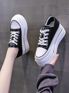 2026 New Summer Thick-soled <b>Height</b> <b>Increasing</b> Anti-slip White <b>Shoes</b> Versatile Soft-soled Casual Single <b>Shoes</b> Sneakers for Women - Product Image 5