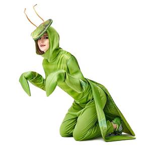 Disfraz de Mantis para Unisex, Mujeres y Hombres, Disfraz de Insecto Animal para Halloween, Carnaval, Fiesta, Disfraz de Purim para Adultos, Espectáculo Escénico - Product Image 2