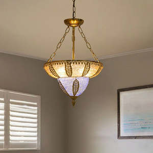 Simig Thai moroccan โคมไฟระย้าหลากสีสไตล์วินเทจสำหรับคาเฟ่บาร์ร้านอาหารห้องโถงห้องนั่งเล่นโต๊ะอาหารค่ำ - Product Image 3