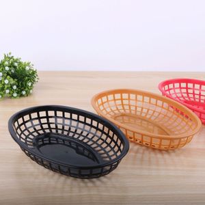 Plateau de service en plastique polyvalent pour l'extérieur, idéal pour frites, burgers, fruits, pain et poulet frit, en forme de bateau, pour la restauration rapide - Product Image 3