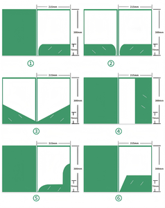 QM Customized A4 Size Presentation <b>Folders</b> Manufacture Custom Waterproof Cardboard With Custom Logo - Product Image 5
