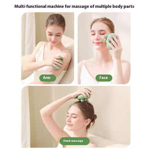 Masajeador Eléctrico Portátil para el Cuero Cabelludo con 4 Cabezales de Masaje, Mini Cabezal de Pulpo, Batería de 800 mAh, <span class=keywords><strong>Motor</strong></span> de 3.7 V para Relajar la Presión del Cuero Cabelludo - Product Image 5