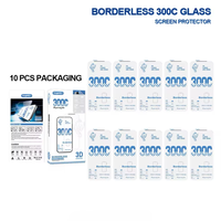 Protection d'écran en verre trempé anti-statique sans bordure incurvée 300C, film transparent intégral pour OPPO Reno16F