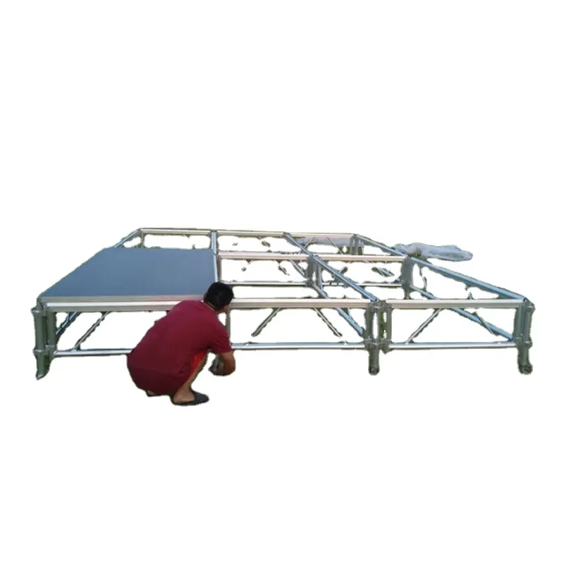 High quality 4x8 foot plywood stage aluminium mobile stage outdoor concert stage for sale