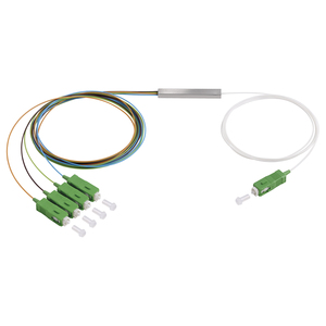 ตัวแยกสัญญาณ 1x4 พร้อมหัวต่อ SC APC สายไฟเบอร์ออปติก G.657.A1 ความยาว 32 เมตร - Product Image 1