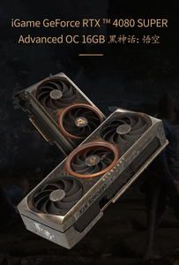 Tarjeta de Video para Juegos IGame GeForce RTX <span class=keywords><strong>4080</strong></span> SUPER OC 16GB WUKONG Black Math 2024, Ventilador, Salida DP, Súper Gráficos RTX <span class=keywords><strong>4080</strong></span> - Product Image 2