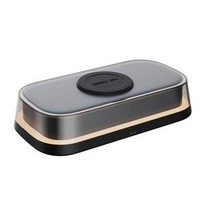 Desktop Multi-functional 15W Wireless Charge, Three-in-one Wireless <b>Charger</b>, Thermometer, Touch Night Light, Wireless <b>Charger</b> - Product Image 6