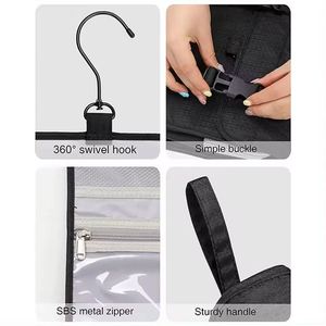 Free Sample Custom Foldable Waterproof polyester Cosmetic <b>Bag</b> Makeup Tools Shaving Storage Hanging Travel <b>Toiletry</b> <b>Bag</b> <b>Men</b> - Product Image 5