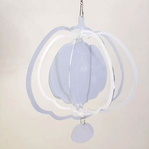 Molinillo de Viento Personalizado DIY Blanco Moderno con Forma de Calabaza de Acero Inoxidable para Sublimación - Product Image 4