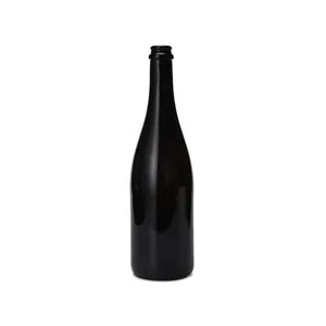 Deluxe אריזה של 750ml שמפניה בקבוקי באופן מקצועי מותאם אישית יין זכוכית בקבוק עם פקק