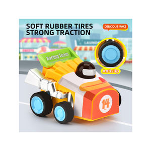 Großhandel Cartoon Foodie's Delight Rückzieh-Rennwagen im PVC-Fensterkarton Spielzeugauto für Kinder Jungen - Product Image 6