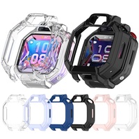 Coque de protection rigide en PC creux avec film en verre trempé pour Huawei Watch Kids X1 Pro