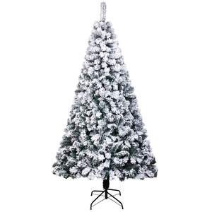 DB 6FT PVC Flocking Artificial Christmas Tree 750 Branches Modern 180cm Automatic Tree Available Mini Large Customizable - Product Image 3
