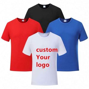 Custom Printing T-shirt With logo for Men Your Own Brand Promotional Customize Work T-Shirts With Tag Custom t Shirts