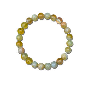 Pulsera DAISY xiaod, de ágata amarilla natural, es una joya de cristal que atrae calidez, prosperidad, riqueza y vitalidad. - Product Image 5