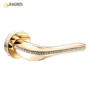 EADER <strong>Gold</strong> Diamond <strong>Door</strong> <strong>Knob</strong> Villa <strong>Door</strong> Handle High Standard Luxury <strong>Door</strong> Lock Set - Product Image 2
