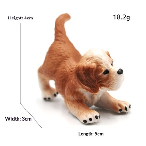 Juguete de Animal Realista de PVC, Modelo de Perro, Golden Retriever, Pastor Alemán, Pug, Labrador, Decoración para el Hogar y el Automóvil - Product Image 2