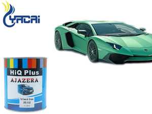 طلاء سيارات أكريليك عالي الجودة بلون أصفر-أخضر 1K من المصنع مباشرة، طلاء سائل للسيارات رائج البيع بسعر منخفض - Product Image 3