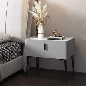 High-end Luxurious Modern Full-wooden Eco-friendly Durable <strong>Mini</strong> Nightstand with 1 <strong>Drawer</strong> for Home Bedroom Hotel Use - Product Image 5