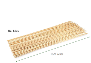 Ventes en gros d'accessoires <span class=keywords><strong>de</strong></span> <span class=keywords><strong>barbecue</strong></span> en bambou pour la cuisine en plein air et en intérieur, brochettes <span class=keywords><strong>de</strong></span> <span class=keywords><strong>barbecue</strong></span>, outils <span class=keywords><strong>de</strong></span> cuisine, sans danger pour les aliments - Product Image 4