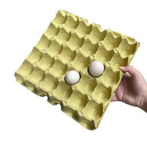 Venta directa de fábrica, bandeja de pulpa de papel para huevos, biodegradable, 30 piezas, bandeja de pulpa de papel para huevos, caja de huevos respetuosa con el medio ambiente - Product Image 3