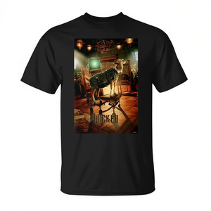 Wicked Dr Dillamond Shiz Poster T-Shirt noir pour adulte unisexe - Product Image 2