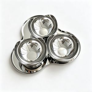 Dropshipping Shopify Bol à fruits en acier inoxydable, coupe à dessert, plateau de service pour collations, vaisselle multifonctionnelle pour la maison - Product Image 1