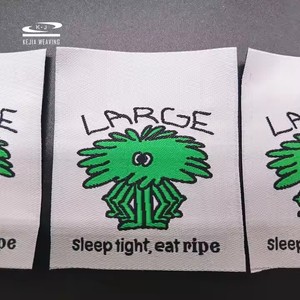 Ứng dụng ngành công nghiệp nhiều phong cách giá rẻ giá sắt trên Logo in cổ dệt nhãn cho quần áo tùy chỉnh thực hiện - Product Image 2