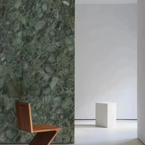 Losa Decorativa de Cuarcita Verde Paladio de Lujo Única, Superficie Pulida, Fondo de Pared para <span class=keywords><strong>Hotel</strong></span> y Hogar, Encimera de Cocina - Product Image 6