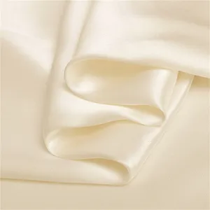 30mm 114cm Organic Silk Fabric Soild Color Dyed Silk Satin Fabric For Clothes Bedding Pillowcase