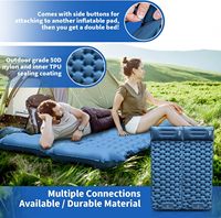 Matelas de couchage gonflable ultraléger avec pompe intégrée et oreiller en TPU, 3 pouces, rectangulaire, compact, pour le camping, la randonnée, l'alpinisme, la escalade 4